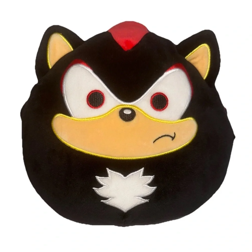 Kellytoy Squishmallow Sonic the Hedgehog Shadow Plush Toy Black 8